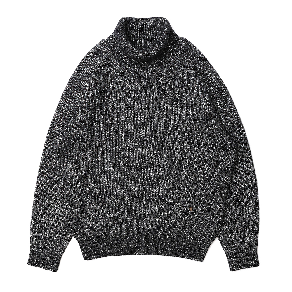 Tweed hairy turtle-neck knit PH-UCH8926